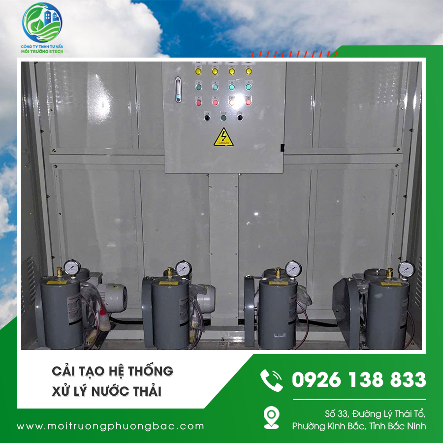 Hình ảnh nâng cấp và cải tạo hệ thống xử lý nước thải công nghiệp Hình ảnh nâng cấp và cải tạo hệ thống xử lý nước thải công nghiệp
