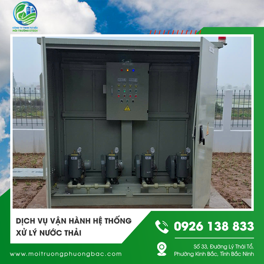Dịch vụ vận hành hệ thống xử lý nước thải tại khu công nghiệp. Dịch vụ vận hành hệ thống xử lý nước thải tại khu công nghiệp.