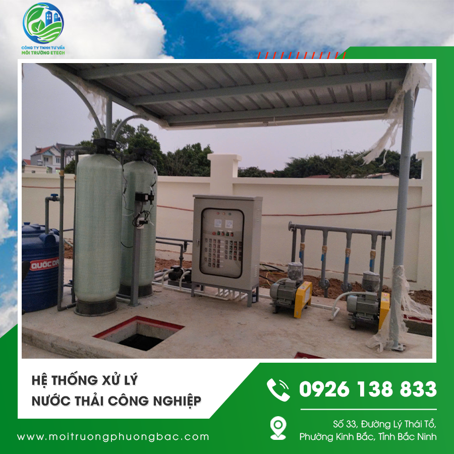 Khu vực lắp đặt hệ thống xử lý nước thải công nghiệp tại nhà máy sản xuất Khu vực lắp đặt hệ thống xử lý nước thải công nghiệp tại nhà máy sản xuất