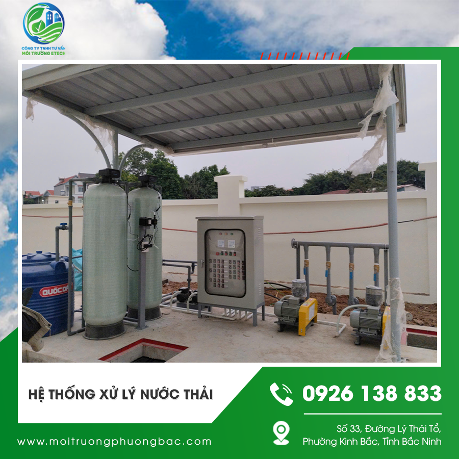 Hình ảnh vận hành hệ thống xử lý nước thải tại nhà máy Hình ảnh vận hành hệ thống xử lý nước thải tại nhà máy