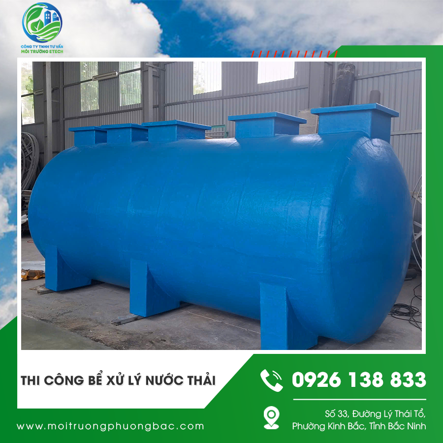 Hình ảnh bể xử lý nước thải tại nhà máy sản xuất Hình ảnh bể xử lý nước thải tại nhà máy sản xuất
