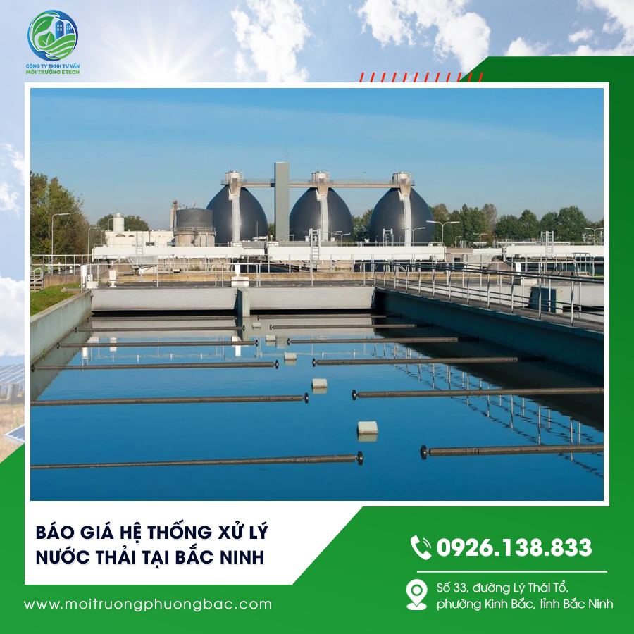 Báo giá hệ thống xử lý nước thải tại Bắc Ninh