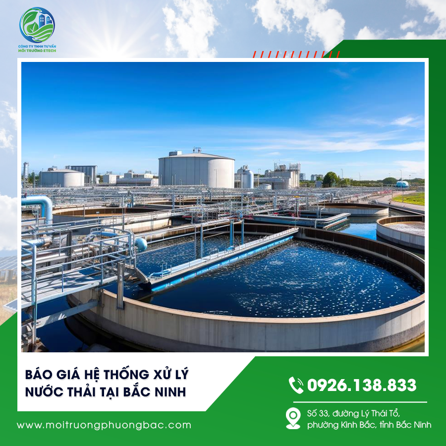 Báo giá hệ thống xử lý nước thải tại Bắc Ninh