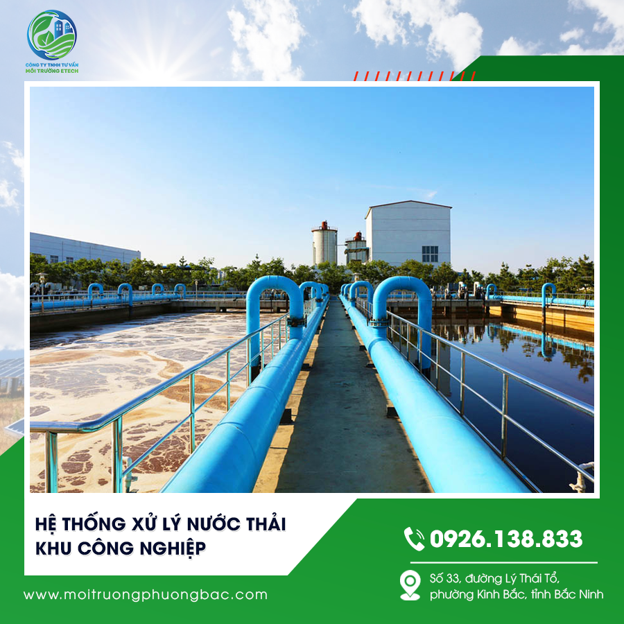Hệ thống xử lý nước thải khu công nghiệp