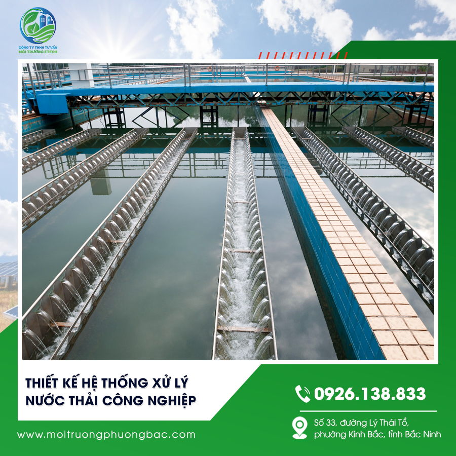 Thiết kế hệ thống xử lý nước thải công nghiệp