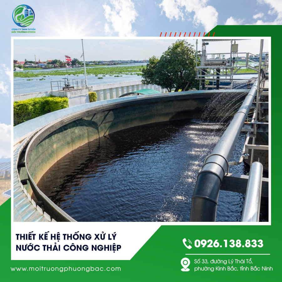 Thiết kế hệ thống xử lý nước thải công nghiệp