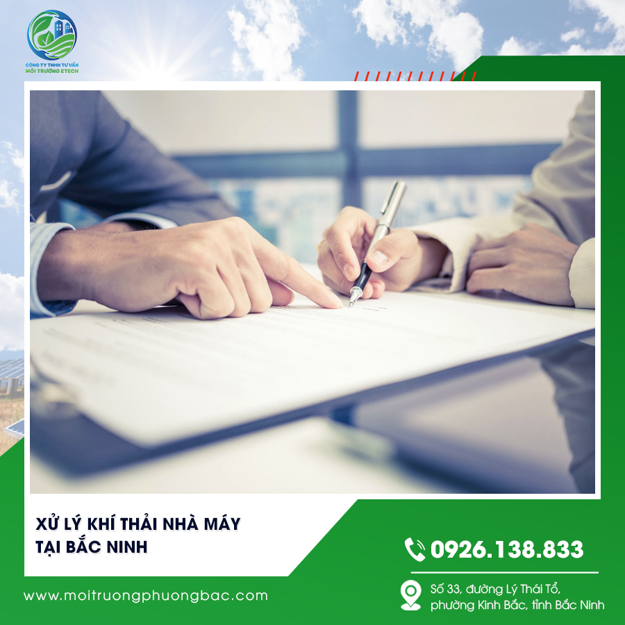 Xử lý khí thải nhà máy tại Bắc Ninh
