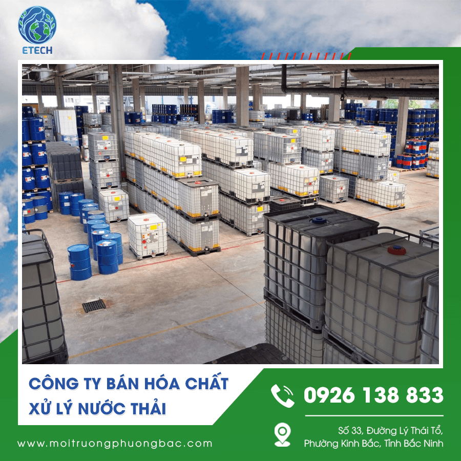 Công ty bán hóa chất xử lý nước thải với kho hàng và bao bì đạt tiêu chuẩn Công ty bán hóa chất xử lý nước thải với kho hàng và bao bì đạt tiêu chuẩn