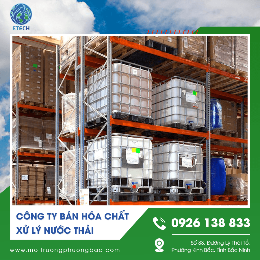 Các sản phẩm từ công ty bán hóa chất xử lý nước thải với nhãn mác đầy đủ Các sản phẩm từ công ty bán hóa chất xử lý nước thải với nhãn mác đầy đủ
