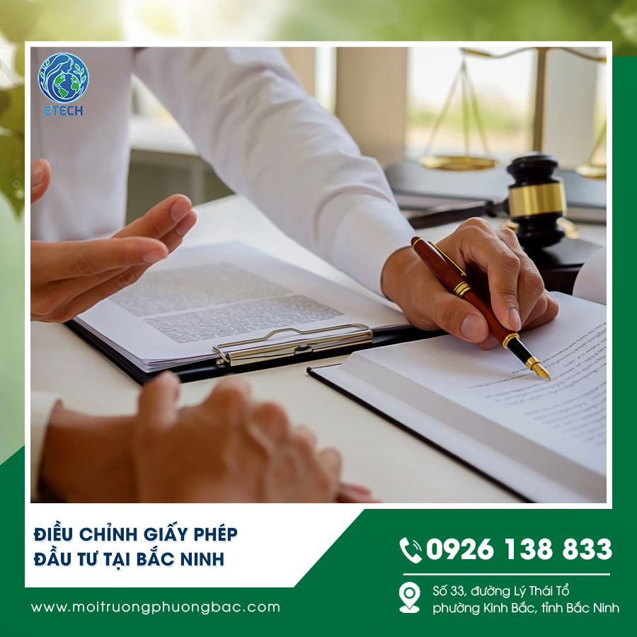 Điều chỉnh giấy phép đầu tư tại Bắc Ninh