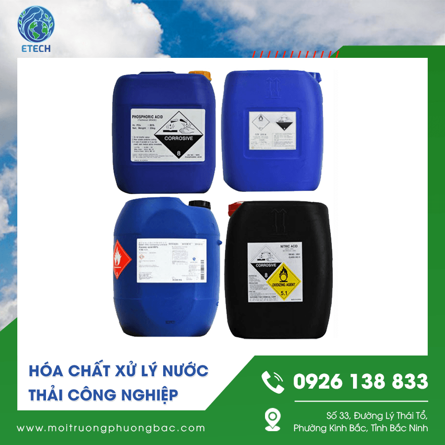 Hóa chất xử lý nước thải công nghiệp hỗ trợ giảm màu và hàm lượng tạp chất Hóa chất xử lý nước thải công nghiệp hỗ trợ giảm màu và hàm lượng tạp chất