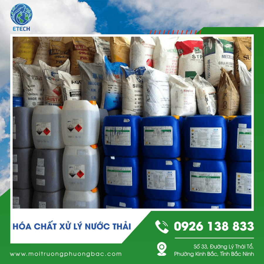 Các loại hóa chất xử lý nước thải phổ biến Các loại hóa chất xử lý nước thải phổ biến