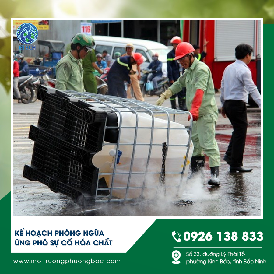 Kế hoạch phòng ngừa ứng phó sự cố hóa chất chuẩn kỹ thuật