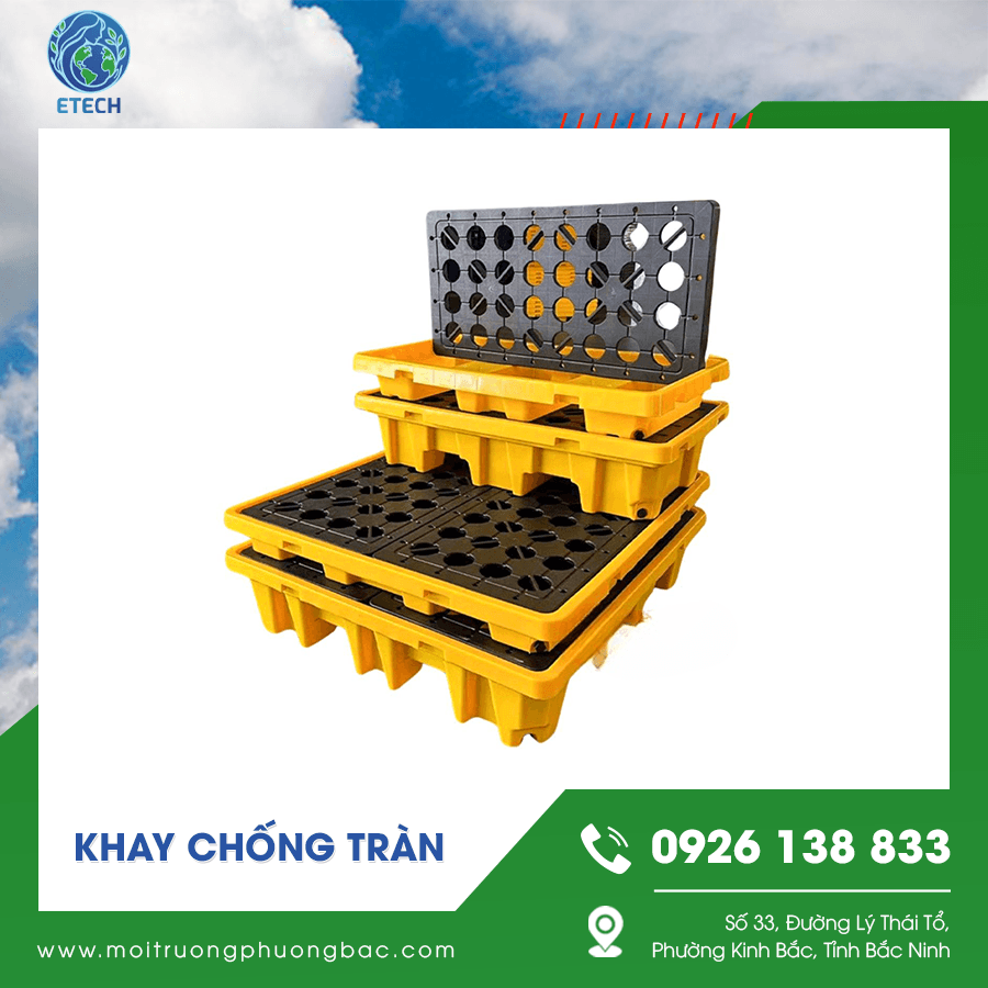 Các mẫu khay chống tràn được sản xuất theo tiêu chuẩn an toàn Các mẫu khay chống tràn được sản xuất theo tiêu chuẩn an toàn