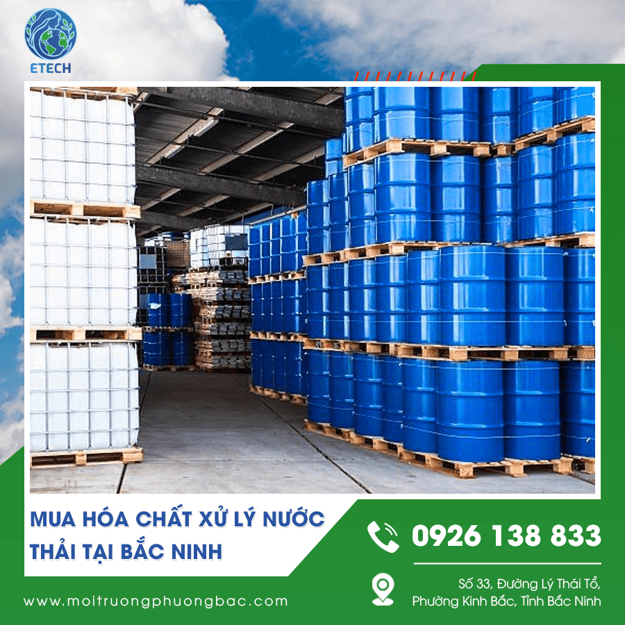 Hóa chất xử lý nước thải tại Bắc Ninh với bao bì và nhãn mác đầy đủ Hóa chất xử lý nước thải tại Bắc Ninh với bao bì và nhãn mác đầy đủ