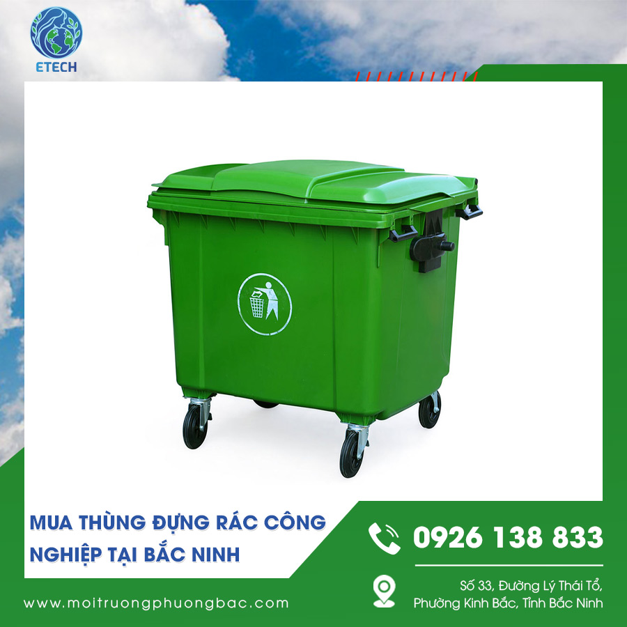 Hình ảnh thùng đựng rác công nghiệp dung tích lớn Hình ảnh thùng đựng rác công nghiệp dung tích lớn