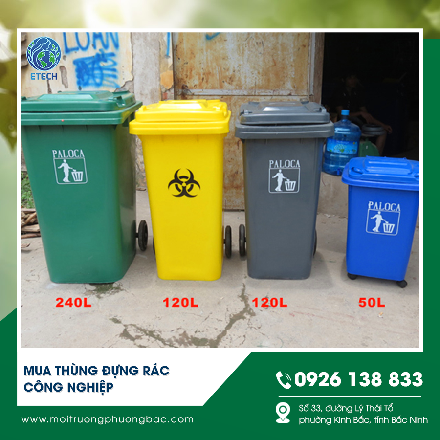 Mua thùng đựng rác công nghiệp