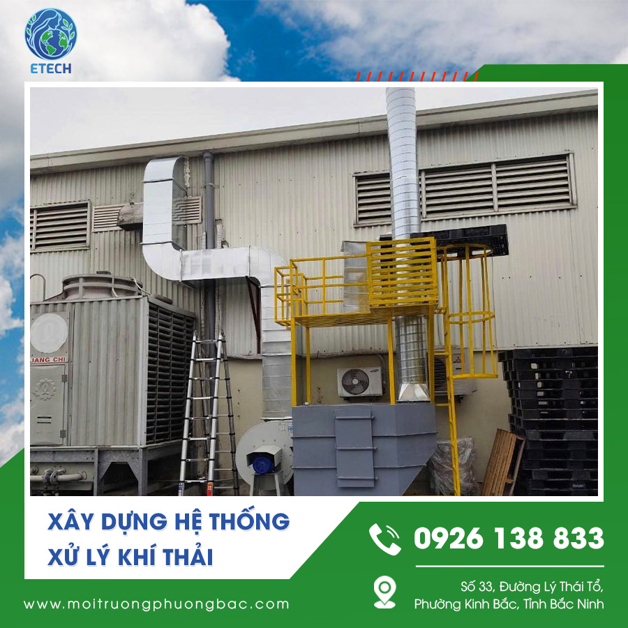 Hệ thống xử lý khí thải với cấu trúc bền vững và công nghệ tiên tiến Hệ thống xử lý khí thải với cấu trúc bền vững và công nghệ tiên tiến