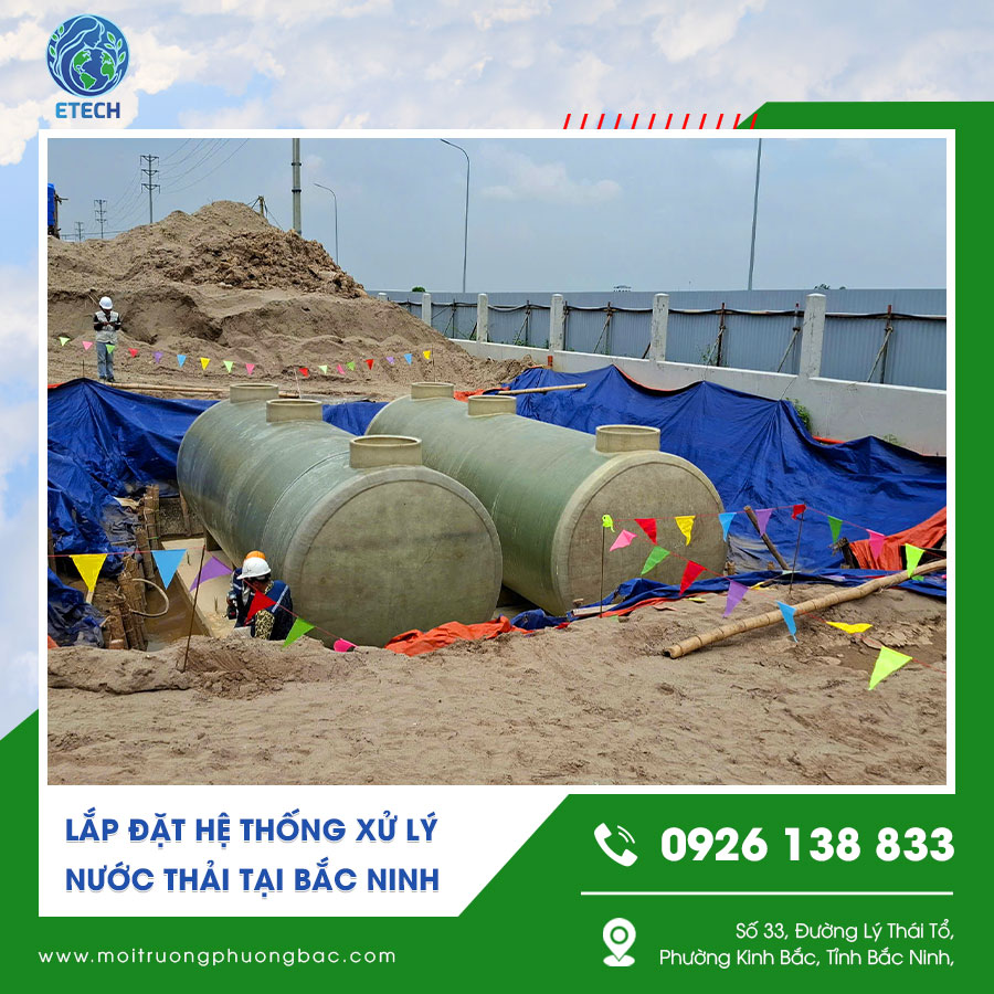 Hệ thống xử lý nước thải tại Bắc Ninh đạt chuẩn môi trường Hệ thống xử lý nước thải tại Bắc Ninh đạt chuẩn môi trường