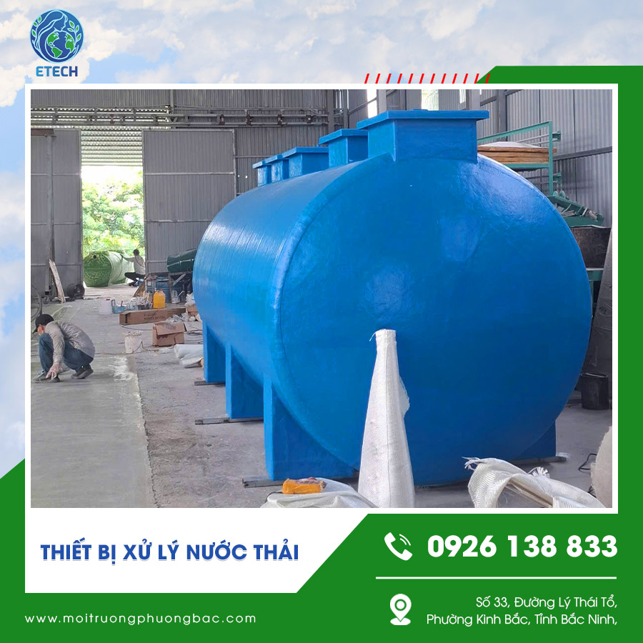 Bồn composite xử lý nước thải Bồn composite xử lý nước thải