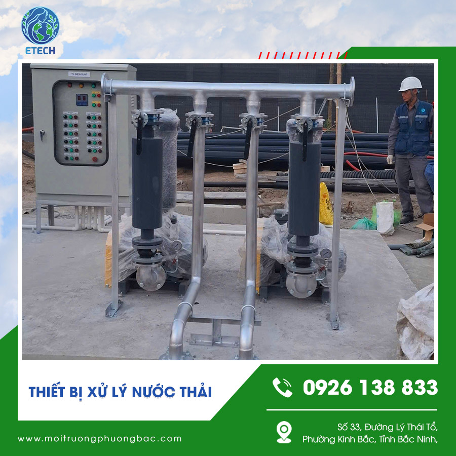 Hệ thống thiết bị xử lý nước thải hiện đại Hệ thống thiết bị xử lý nước thải hiện đại