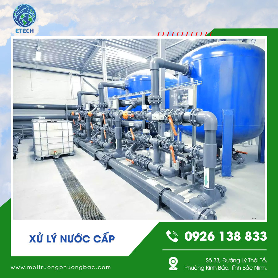 Hệ thống xử lý nước cấp đảm bảo nguồn nước sạch Hệ thống xử lý nước cấp đảm bảo nguồn nước sạch