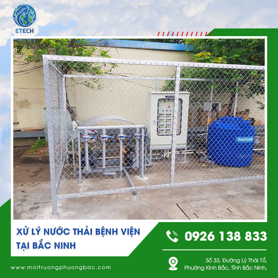 Hệ thống xử lý nước thải bệnh viện tại Bắc Ninh đạt chuẩn Hệ thống xử lý nước thải bệnh viện tại Bắc Ninh đạt chuẩn