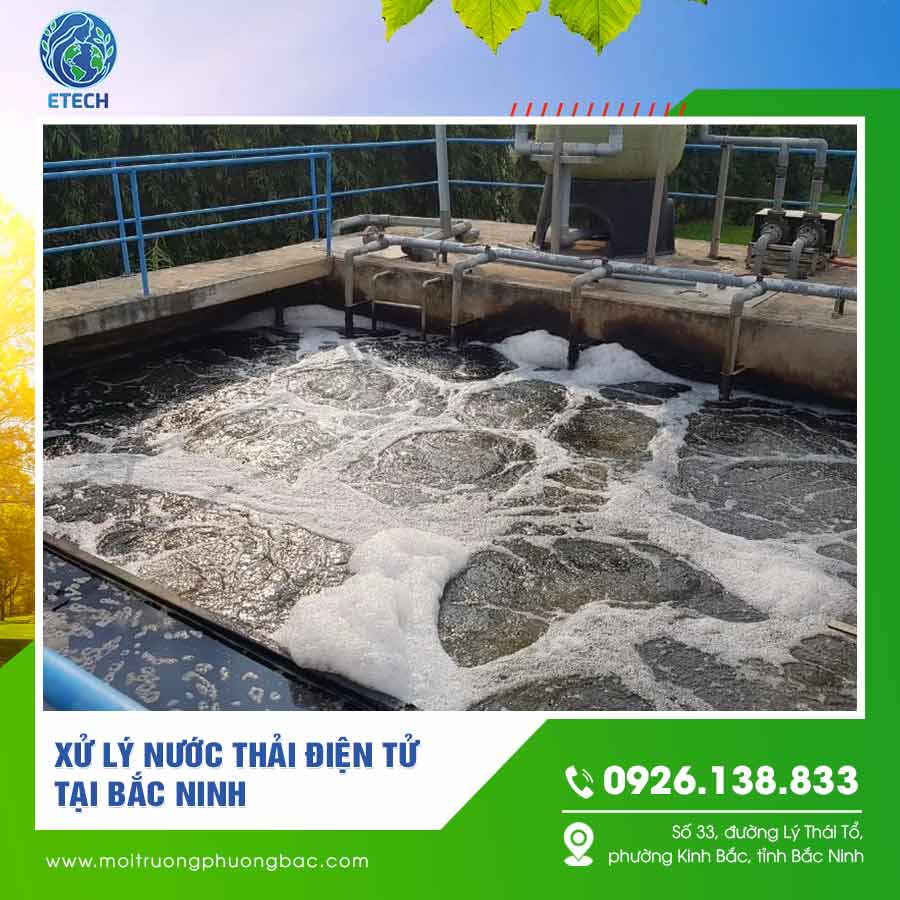 Xử lý nước thải điện tử tại Bắc Ninh