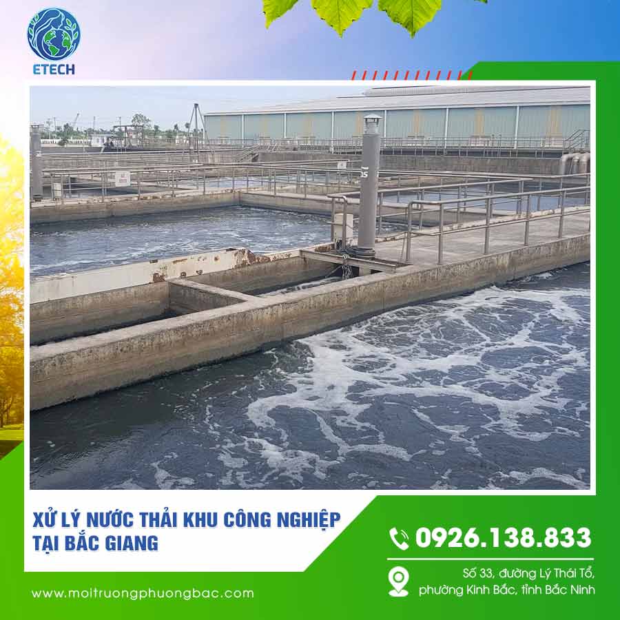 Xử lý nước thải khu công nghiệp tại Bắc Giang