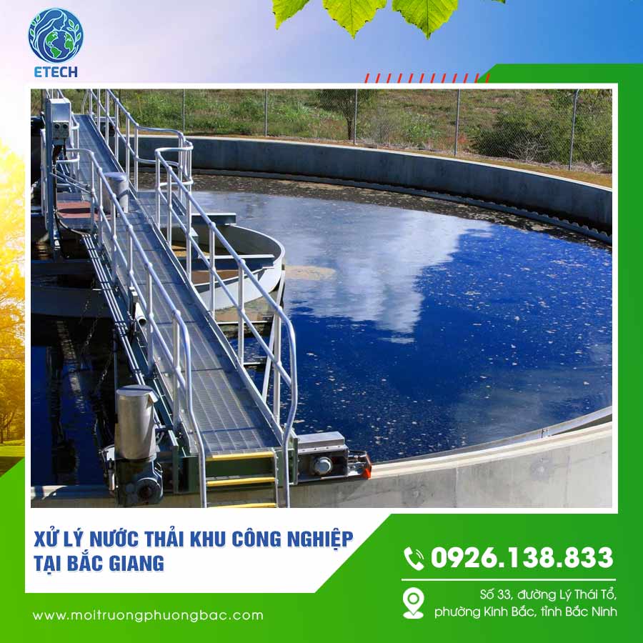 Xử lý nước thải khu công nghiệp tại Bắc Giang