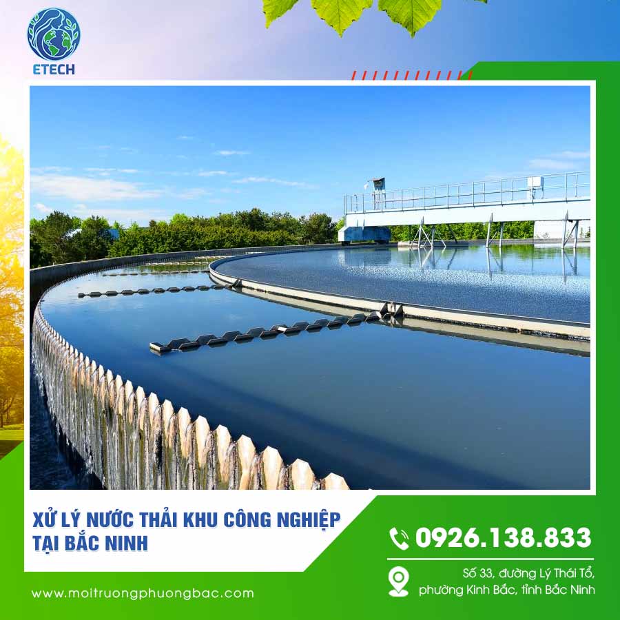 Xử lý nước thải khu công nghiệp tại Bắc Ninh