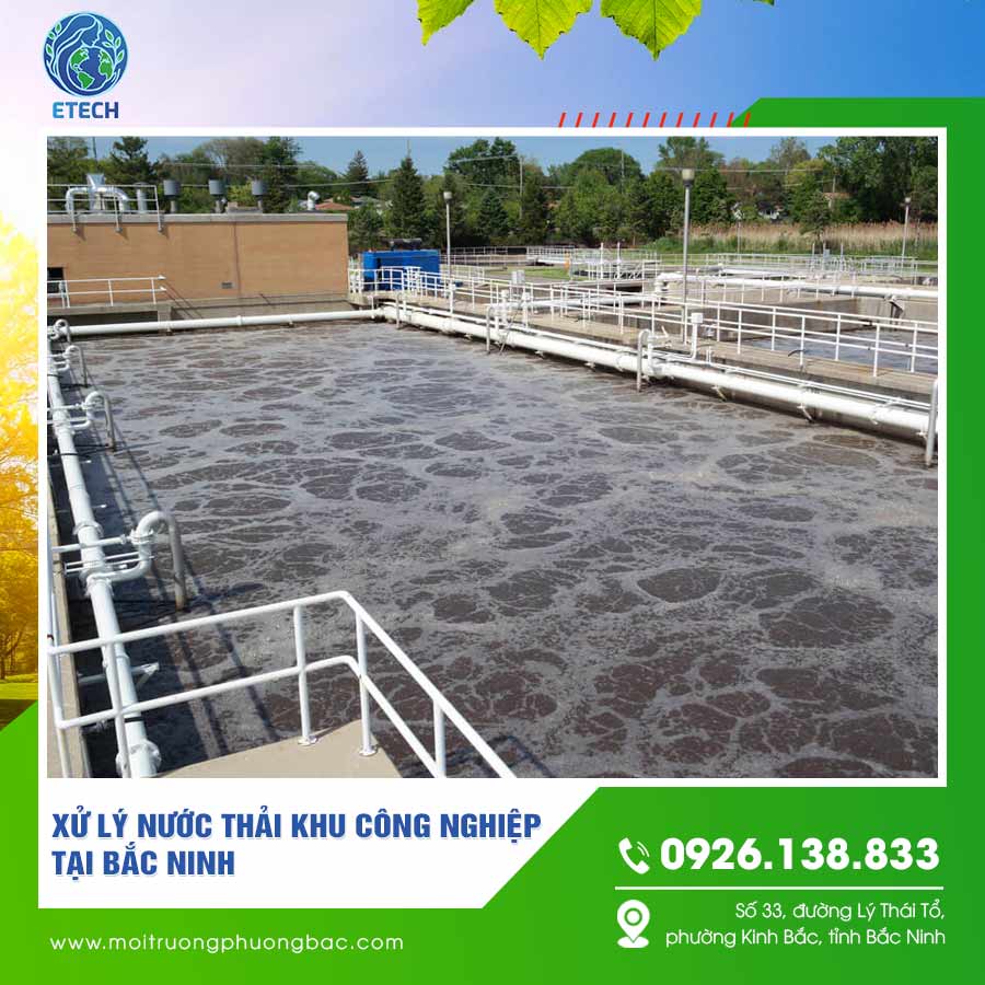 Xử lý nước thải khu công nghiệp tại Bắc Ninh