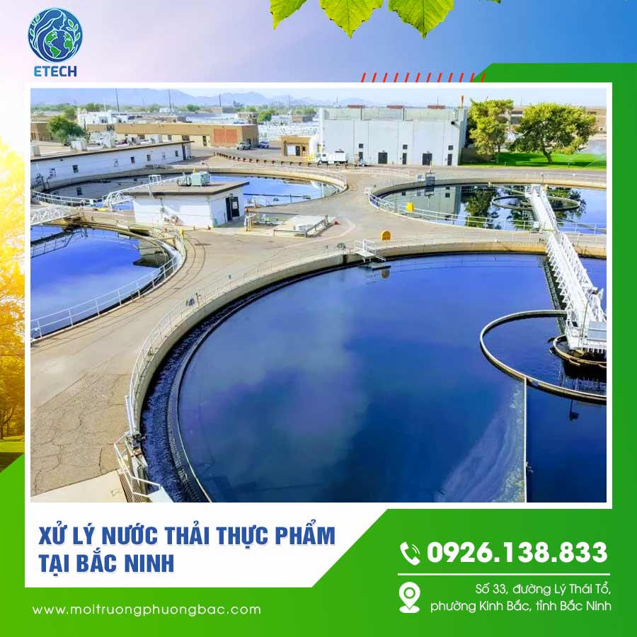 Xử lý nước thải thực phẩm tại Bắc Ninh