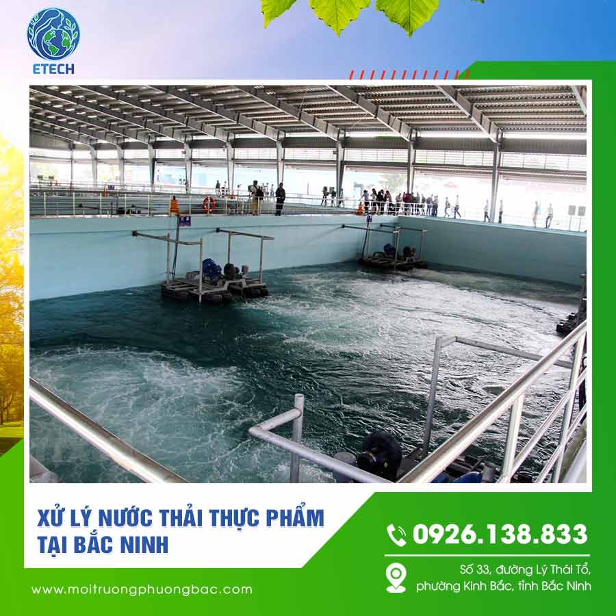 Xử lý nước thải thực phẩm tại Bắc Ninh