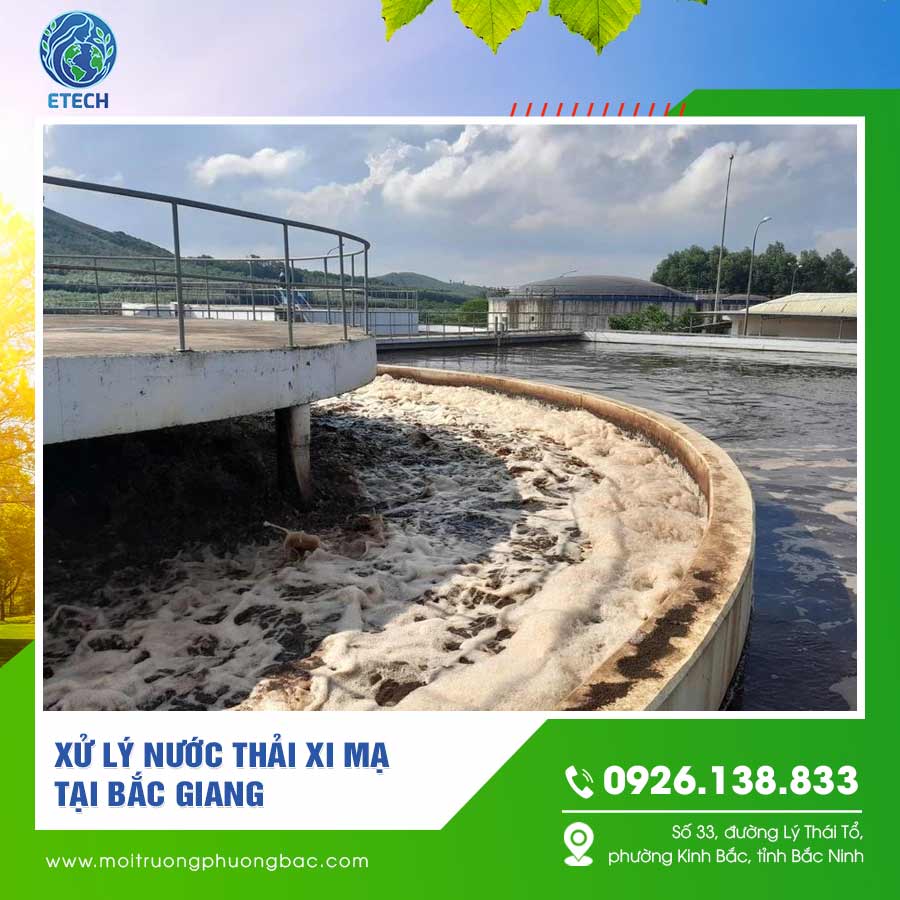 Xử lý nước thải xi mạ tại Bắc Giang