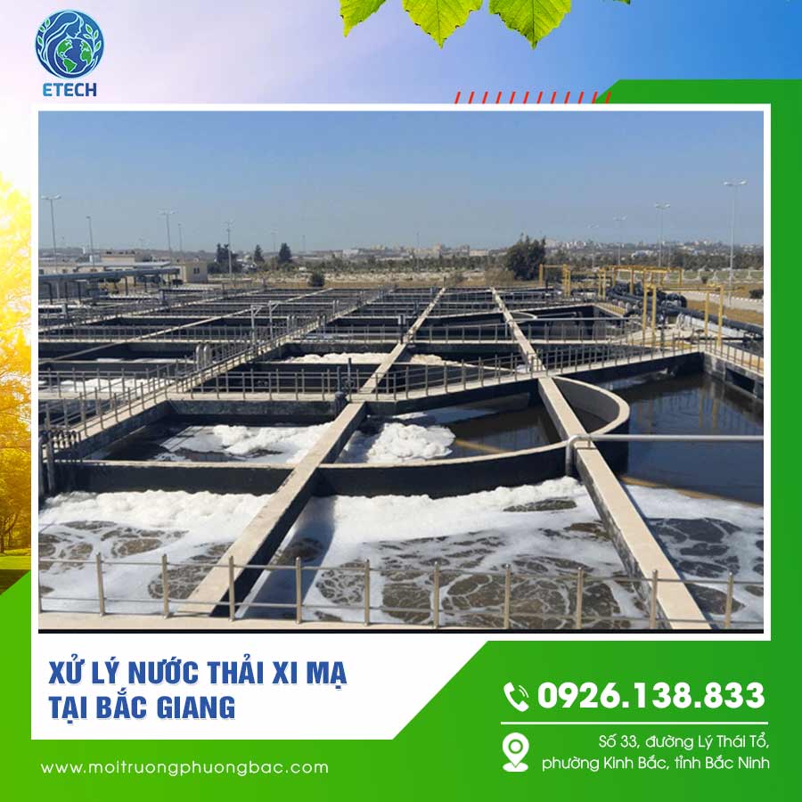 Xử lý nước thải xi mạ tại Bắc Giang