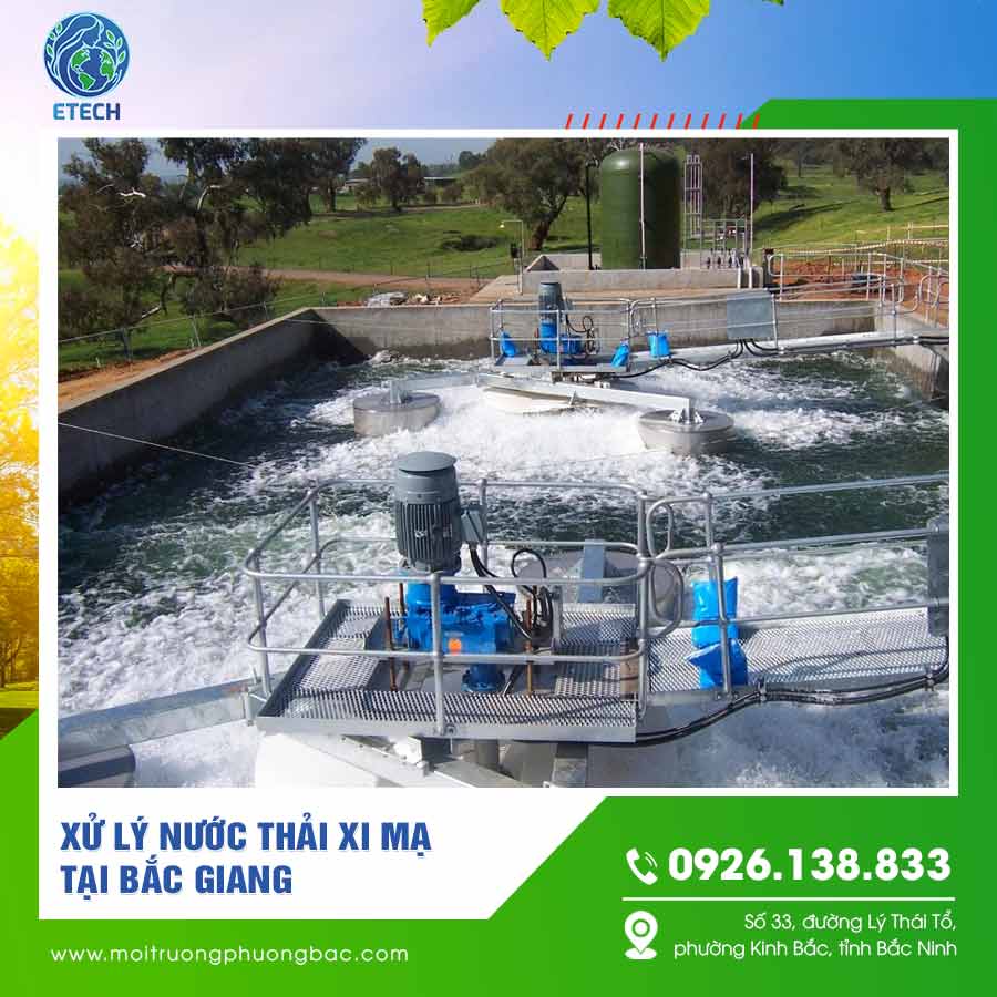 Xử lý nước thải xi mạ tại Bắc Giang