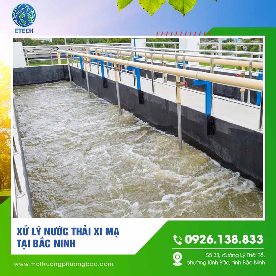 Xử lý nước thải xi mạ tại Bắc Ninh