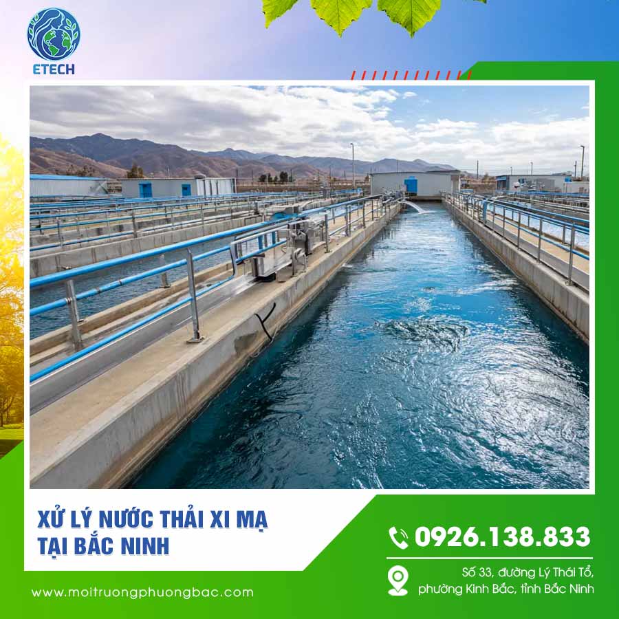 Xử lý nước thải xi mạ tại Bắc Ninh